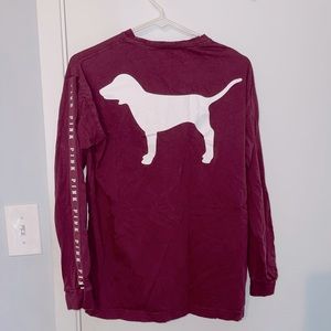Long sleeve Victoria’s Secret Pink tee